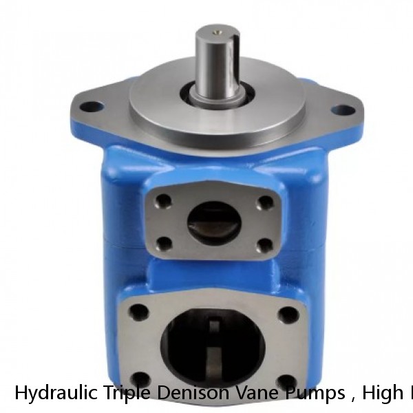 Hydraulic Triple Denison Vane Pumps , High Pressure Vane Pump For Mobile